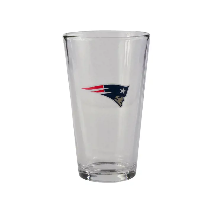 Verre à pinte de 47 cl New England Patriots avec motif en relief