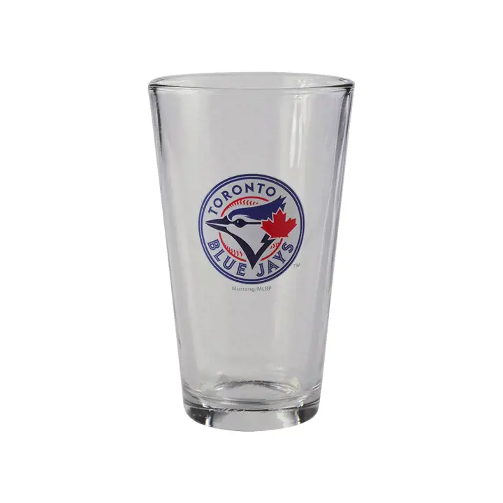 Verre à bière de 16 oz des Blue Jays de Toronto avec logo en relief