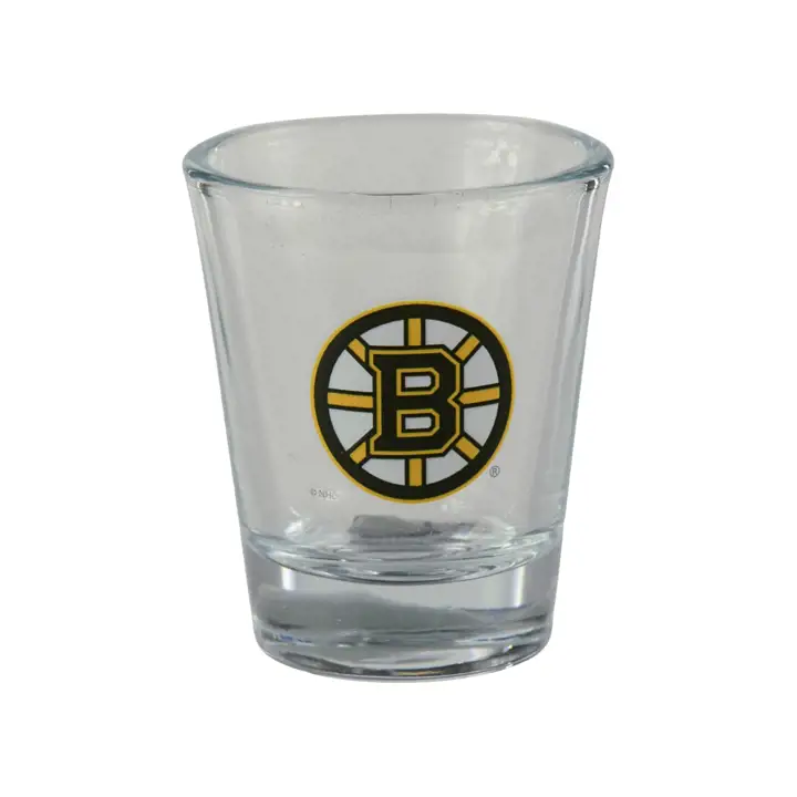 Verre à shot avec logo des Bruins de Boston de 2 oz