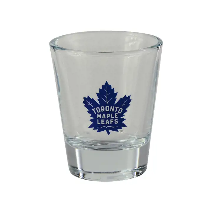 Verre à shot de 2 oz. avec logo d'équipe des Maple Leafs de Toronto