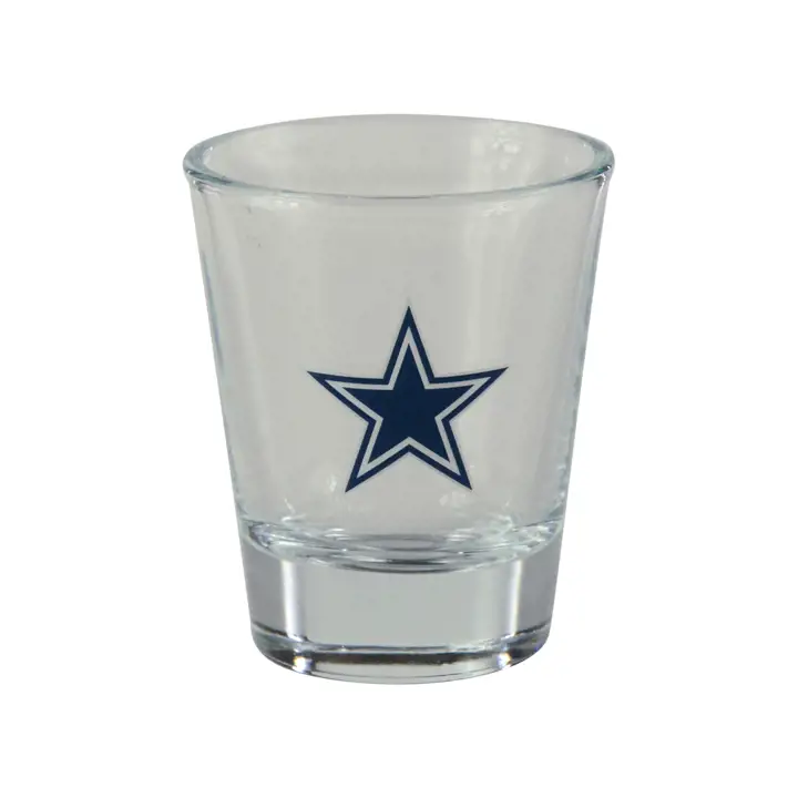 Verre à shot de 60 ml avec logo de l'équipe des Dallas Cowboys