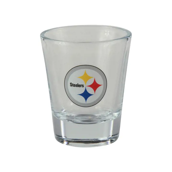 Pittsburgh Steelers 2oz. Verre à liqueur avec logo de l'équipe