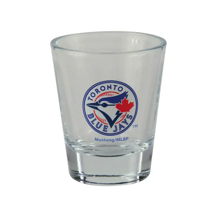 Verre à shot Toronto Blue Jays de 2 oz avec logo de l'équipe