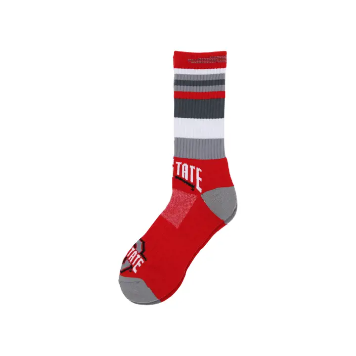 Ohio State Buckeyes Crew Rave ROUGE/BLANC/NOIR