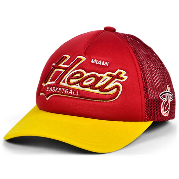 Casquette snapback MIAMI HEAT HWC TRUCK STOP rouge/brillante