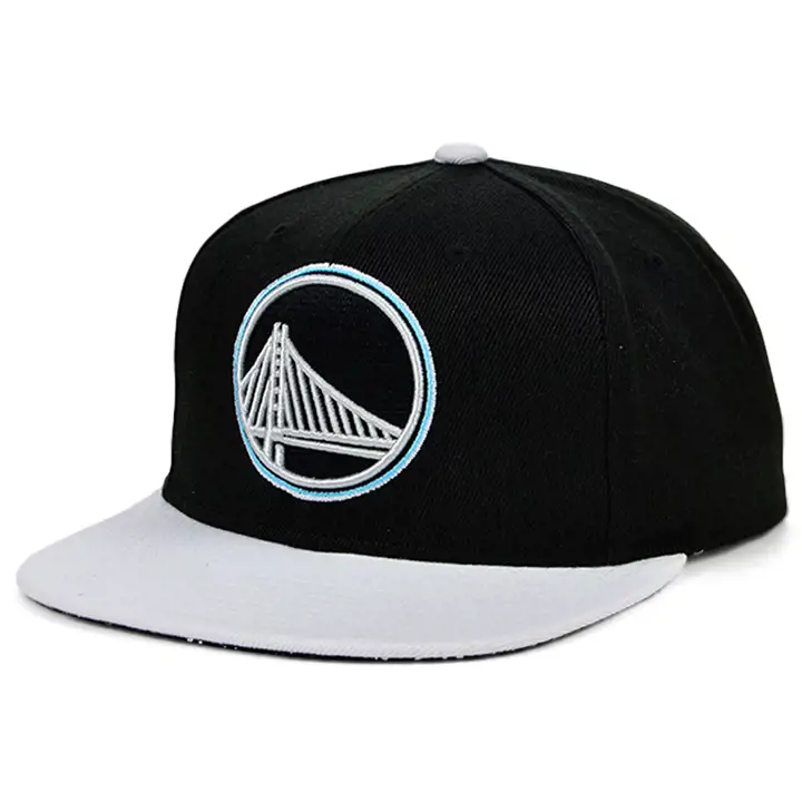 CASQUETTE NOIRE À VISIÈRE PLATE GOLDEN STATE WARRIORS NBA OREO