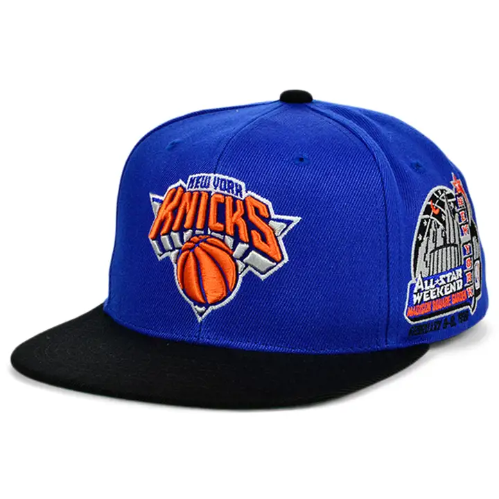 CASQUETTE À VISIÈRE PLATE NEW YORK KNICKS HWC ALL STAR COLOR rbl/blk