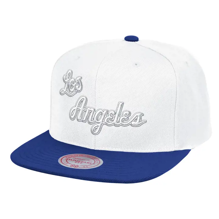 LOS ANGELES LAKERS HWC WHITEOUT SNAPBACK bnc/rbl
