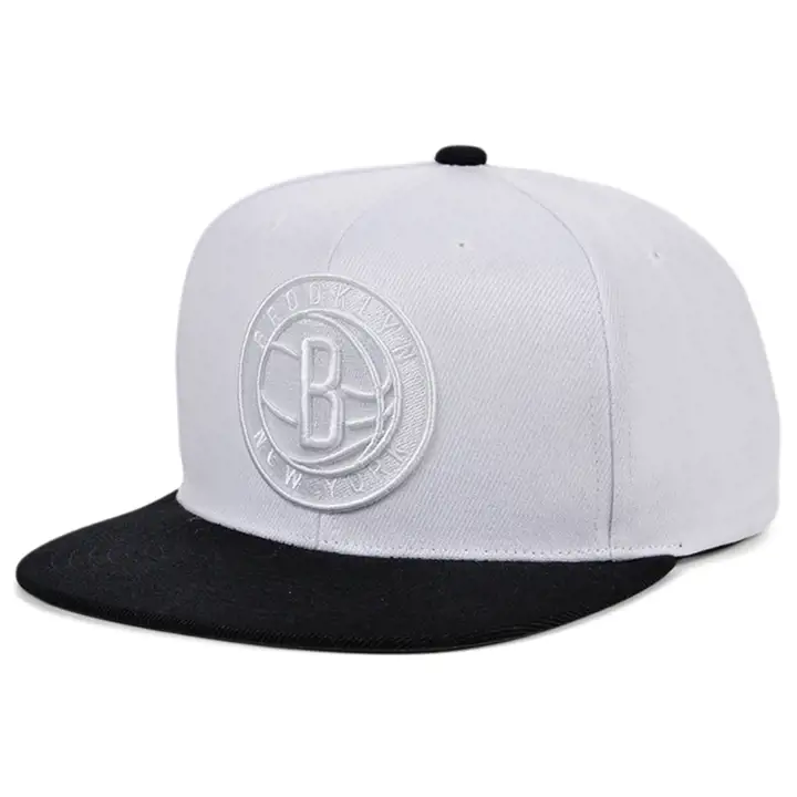 Casquette NBA BROOKLYN NETS WHITEOUT snapback blc/noir