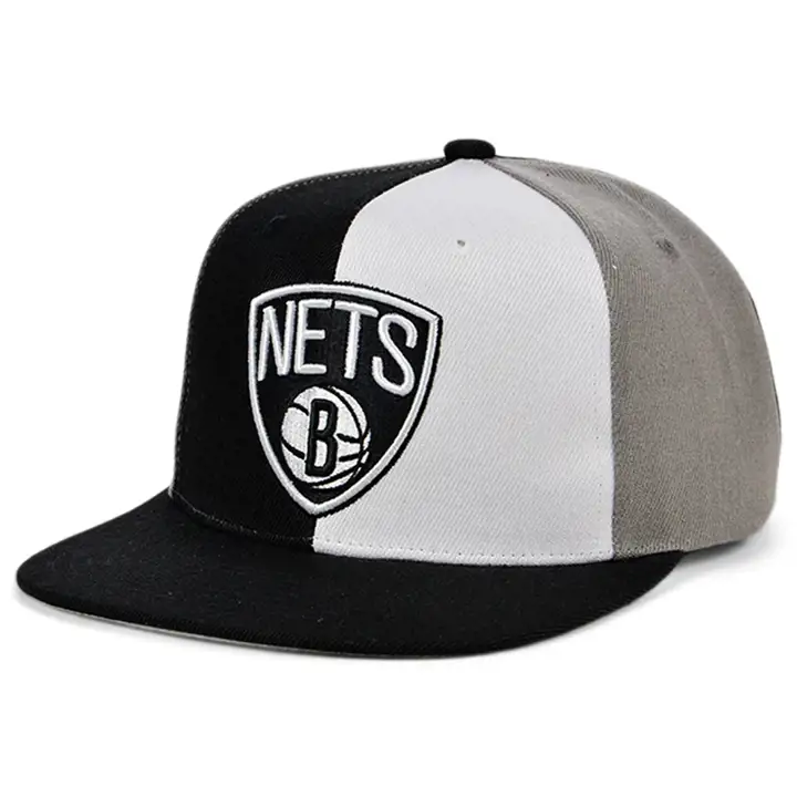 CASQUETTE SNAPBACK BROOKLYN NETS NBA "PINWHEEL" noir/blanc