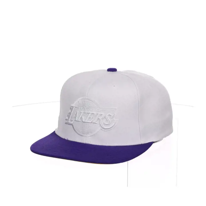 LOS ANGELES LAKERS NBA WHITEOUT SNAPBACK b.blanc/vio