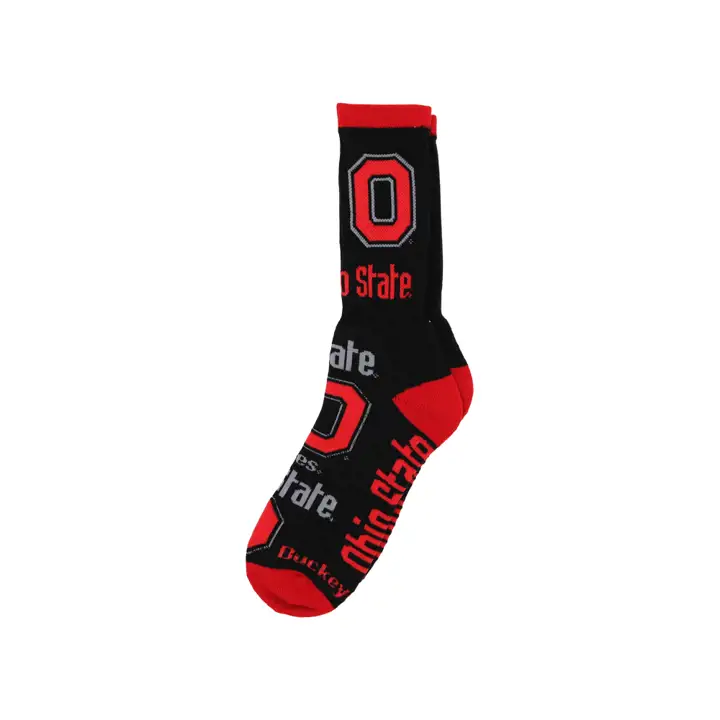 Ohio State Buckeyes Pull Ras du Cou Noir BLK/RED/GRY