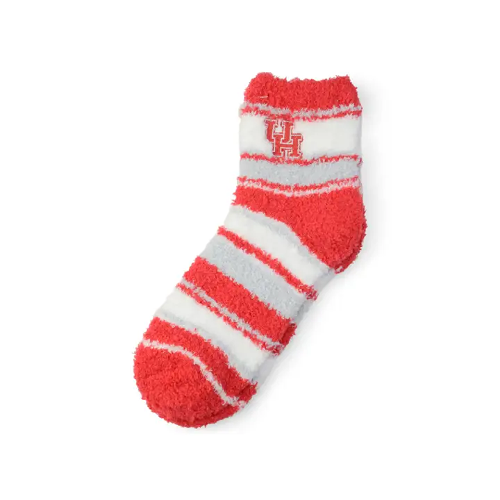 Pyjama rayé doux Houston Cougars blanc/rouge