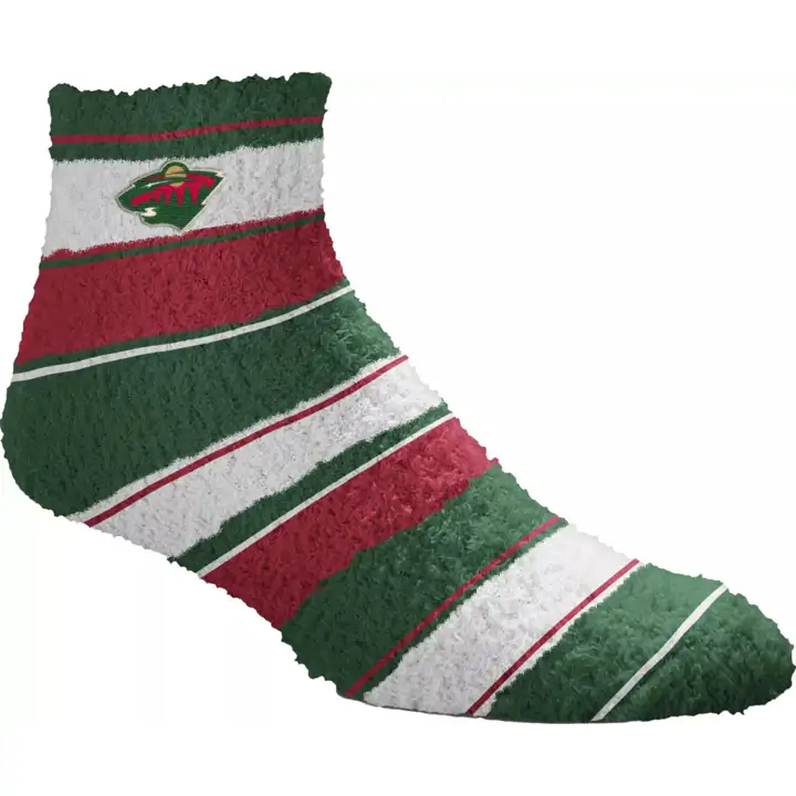 Minnesota Wild Rayures Diagonales Doux Sommeil BLC/VER