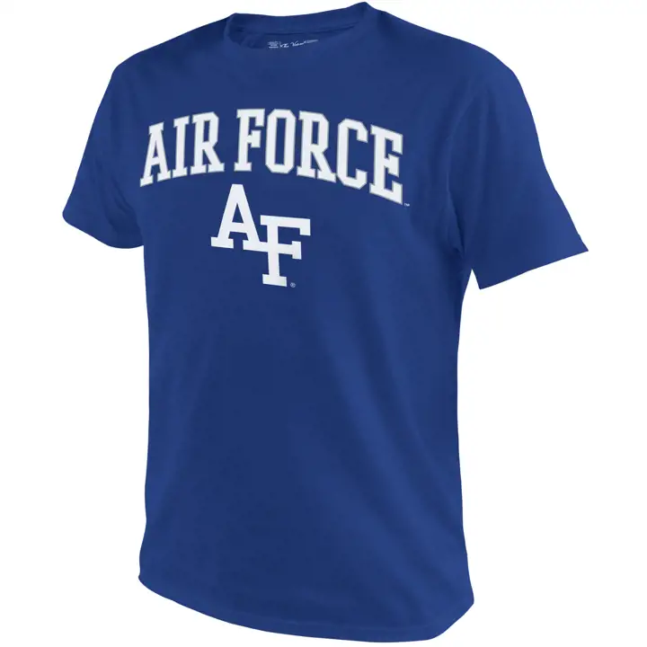 T-shirt Air Force Falcons 2F NCAA Logo de taille moyenne rbl