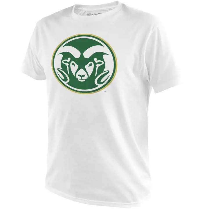 T-shirt Colorado State Rams 2F NCAA Midsize Logo blanc