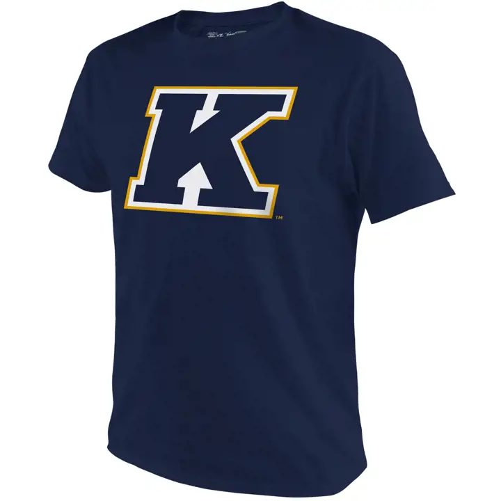 T-shirt marine à logo de taille moyenne NCAA Kent Golden Flashes 2F