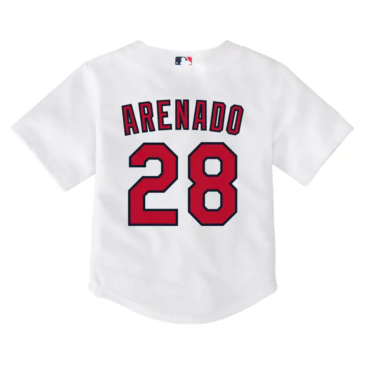Maillot de joueur officiel de la MLB pour tout-petit des STL CARDS, Nolan Arenado, avec