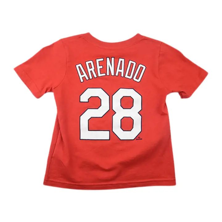 T-shirt enfant joueur N&N Nolan Arenado rouge STL CARDS MLB