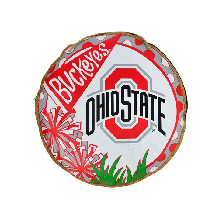 Ohio State Buckeyes Housse de pot de fleurs en toile de jute 22x22
