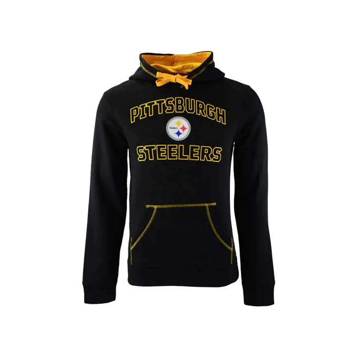 Pittsburgh Steelers NFL COTTON FLEECE PO HOOD 21 gry