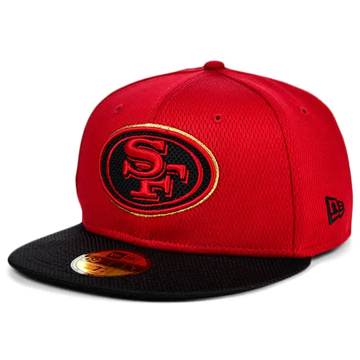 San Francisco 49ers 21 NFL OF Sideline RD 59FIFTY ROUGE/NOIR