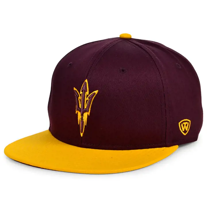 Casquette ajustable bicolore Arizona State Sun Devils NCAA marron/doré