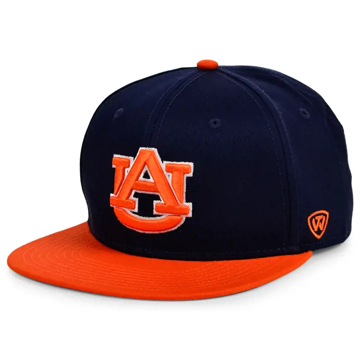 Casquette snapback bicolore Auburn Tigers NCAA marine/orange