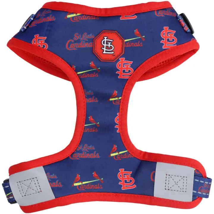 Harnais réglable en maille St. Louis Cardinals blanc/bleu/rouge
