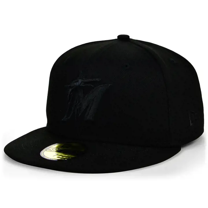 Miami Marlins MLB Blackout 59FIFTY BLK