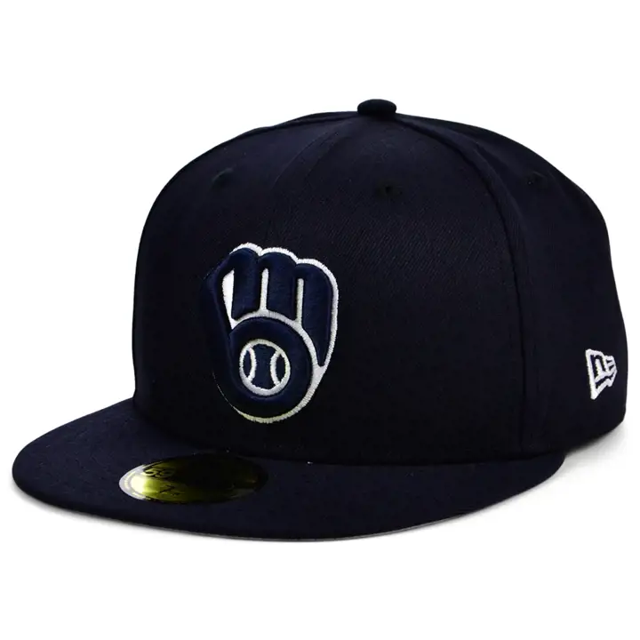Casquette 59FIFTY MLB Re-Dub Milwaukee Brewers marine/blanc