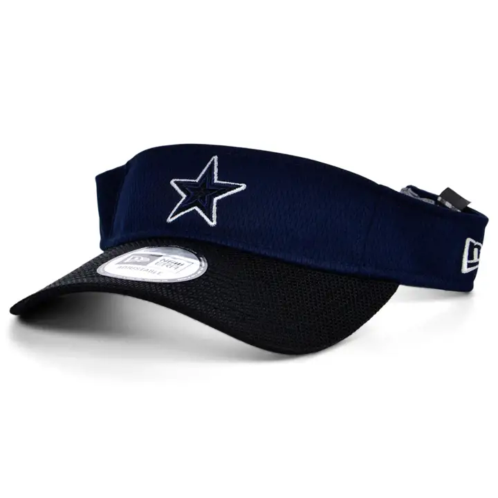 CASQUETTE DE VISIÈRE DE BORD DE LIGNE DE CÔTÉ COWBOYS 21 NFL DE blk/navy