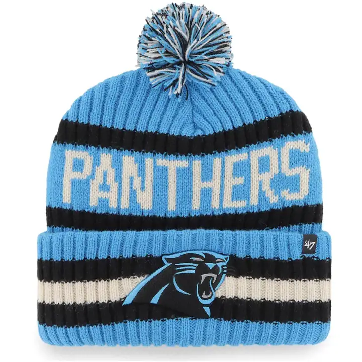 Carolina Panthers NFL '47 Bering Pom Knit lbl