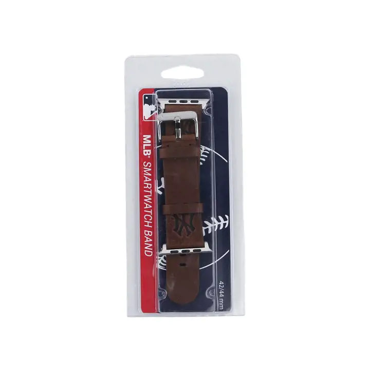 New York Yankees Bracelet en cuir marron