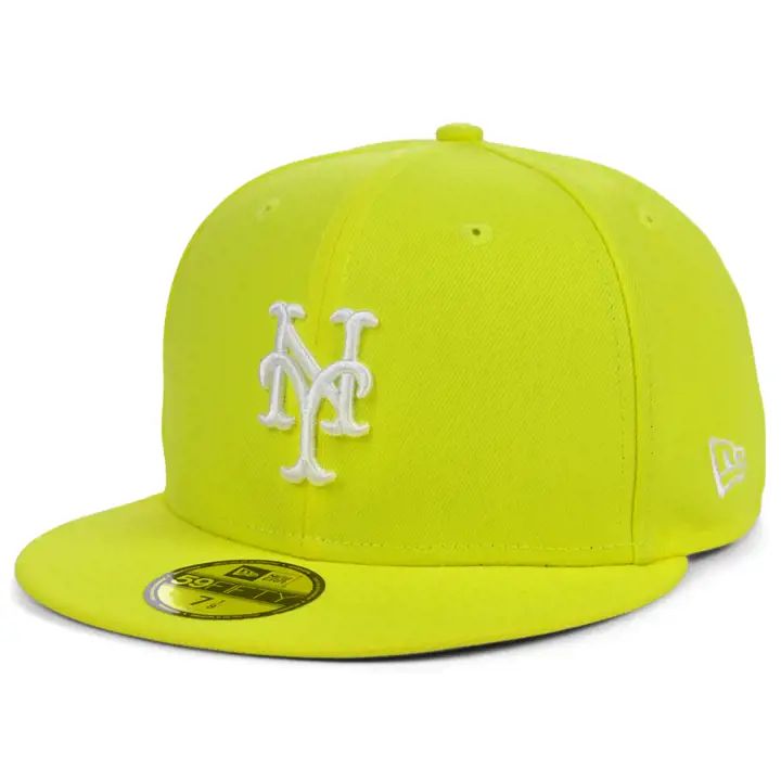 Casquette 59FIFTY MLB des New York Mets (jaune)