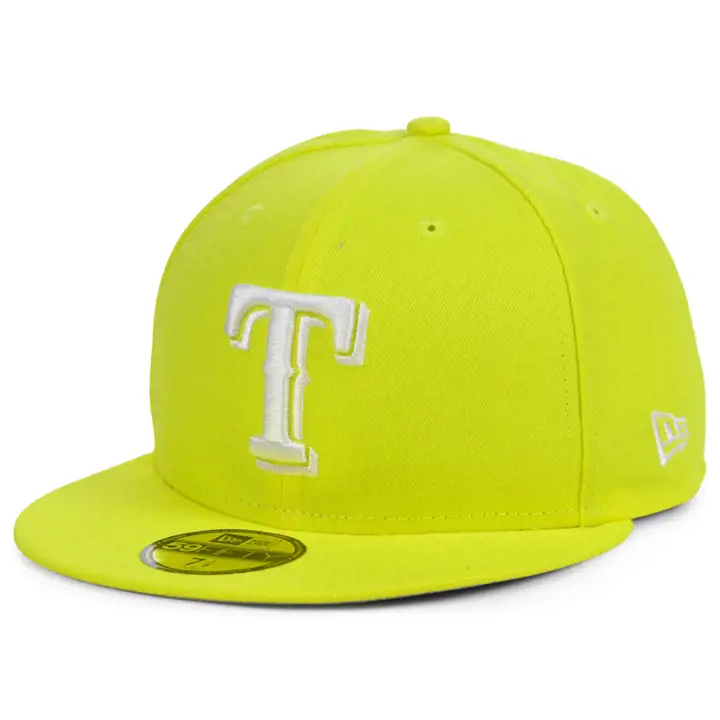 Casquette 59FIFTY MLB Re-Dub des Texas Rangers YEL