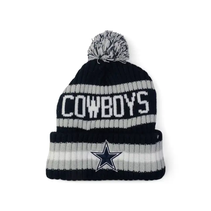 COWBOYS NFL '47 Bonnet pompon Bering bleu marine