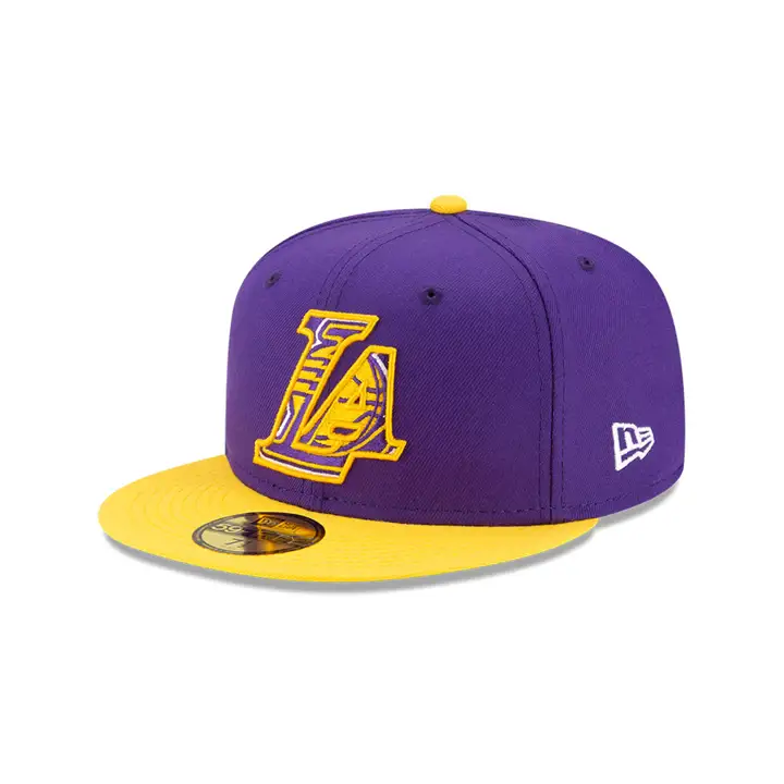 LOS ANGELES LAKERS NBA Official Draft 2021 59FIFTY VIOLET/JAUNE