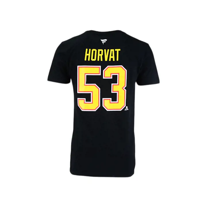T-shirt authentique Canucks NHL Stack N&N Bo Horvat noir