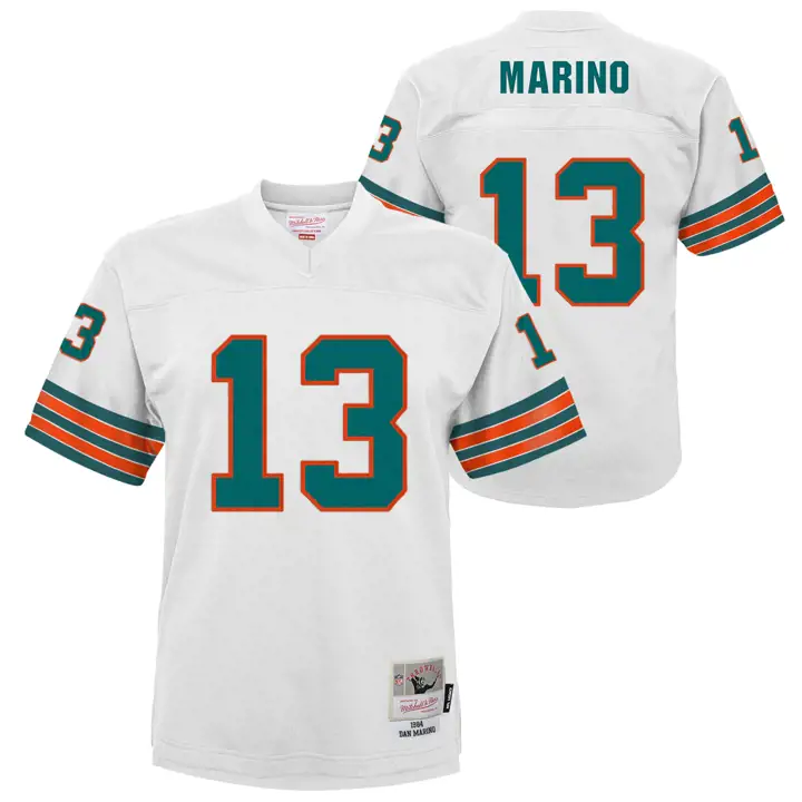 DOLPHINS NFL Maillot de Jeune Joueur Retraité Dan Marino W