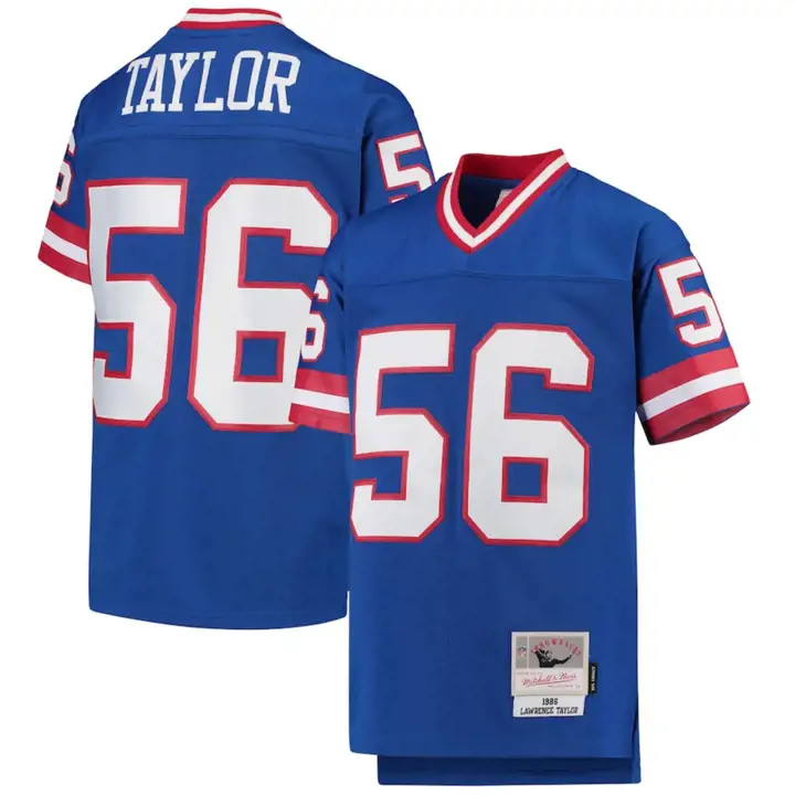 Maillot Jeune NY Giants NFL Joueur Retraité Légendaire Lawrence Taylor