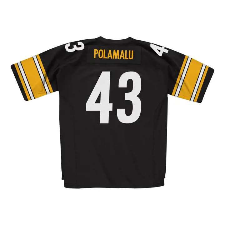 Maillot NFL Jeunesse Steelers Troy Polamalu Joueur Retraité