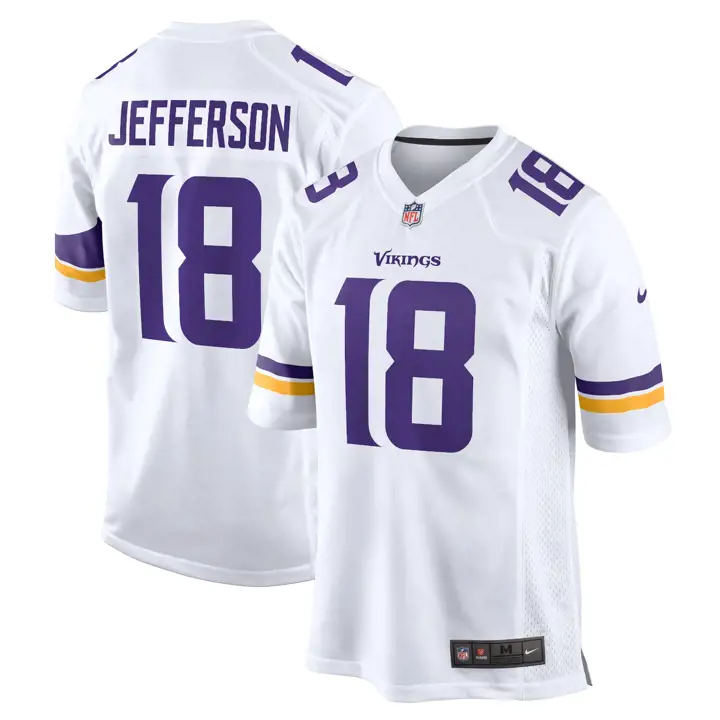 MINNESOTA VIKINGS Maillot NFL Justin Jefferson BLANC