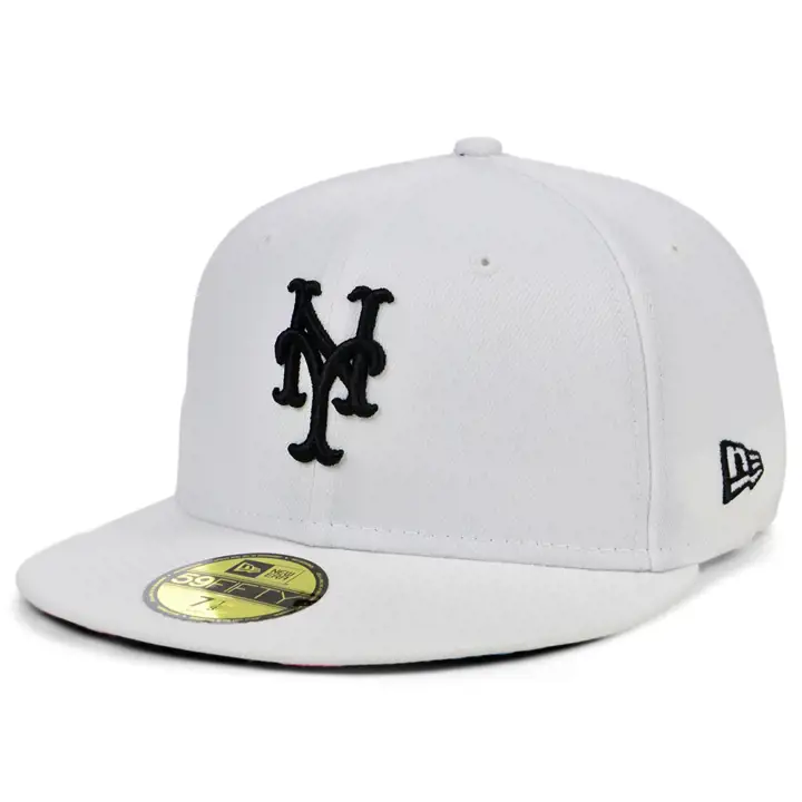 New York Mets MLB COLOR UV 59FIFTY WHT/FLRL 25ÈME ANN. blc
