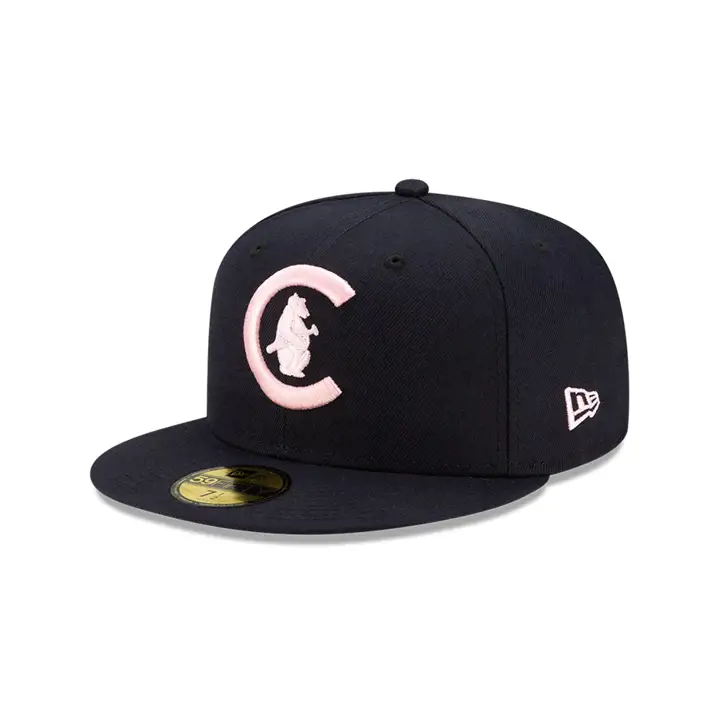 Chicago Cubs MLB COLOR UV 59FIFTY NVY/PINK WS 2008 bleu marine/rose