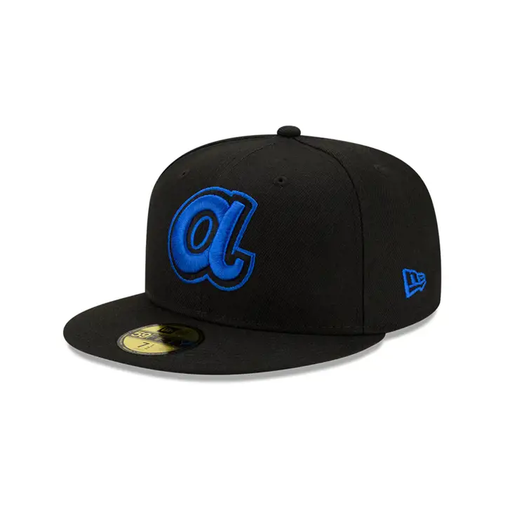 Casquette 59FIFTY Atlanta Braves MLB couleur UV BLK/ROY 25e ANN blk/rbl