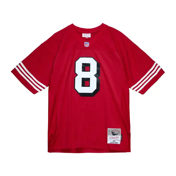 Maillot NFL San Francisco 49ers M&N Réplique Vintage Rouge