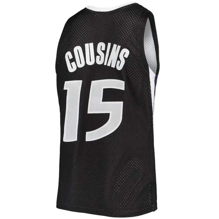 Maillot Swingman NBA M&N Cousins Sacramento Kings noir/violet