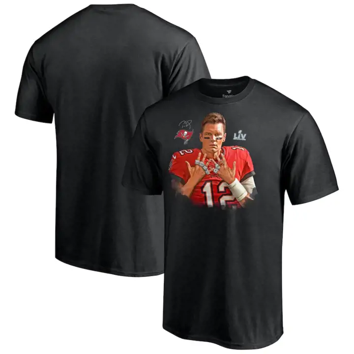 T-shirt Bagues NFL Tampa Bay Buccaneers Tom Brady GRY