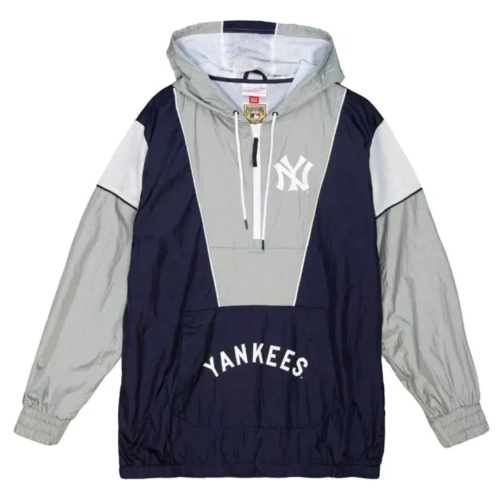 New York Yankees MLB M&N Highlight Reel Pullover marine/gris/blanc
